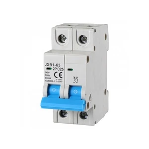 gloca Interruttore Magnetotermico Automatico 2P 25A 220V 6KA 2 Moduli DIN C25 - Foto 1 di 5