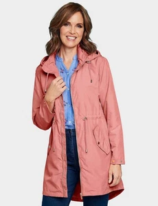 Giacca stile parka impermeabile, rosa - 10 - Foto 1 di 3