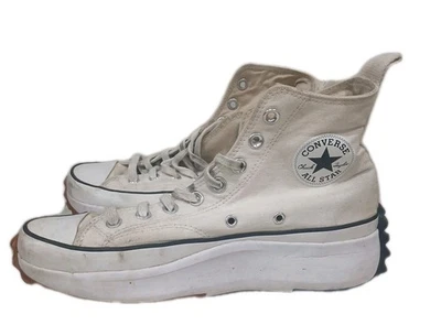 Converse запустить звезда похода белый кроссовки обувь размер 8,5 166799C подержанные  - Изображение 1 из 4