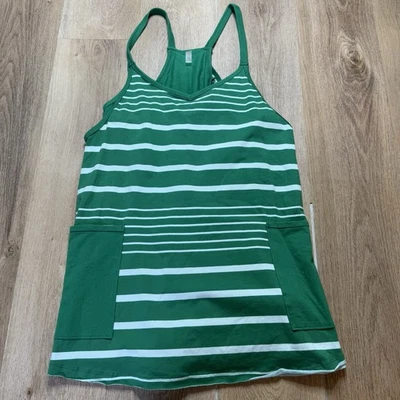 Mini Vestido FP Free People Hot Shot Mameluco Rayas Verde Nuevo sin Etiquetas Para Mujer Talla Pequeña  Foto 1 de 4