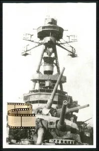 Foto 14x9cm - Schwerer französischer Kreuzer - Colbert - 1942 in Toulon versenkt - Picture 1 of 2