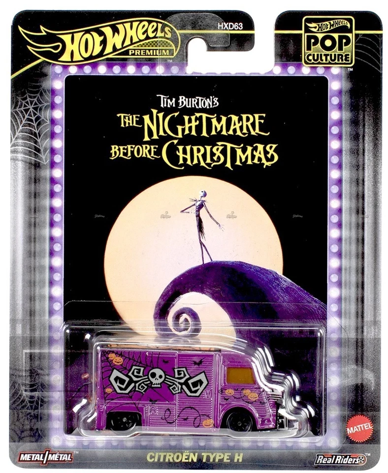 Hot Wheels 2025 Pop Culture The Nightmare before Christmas Citroen Type H - Image 1 of 1
