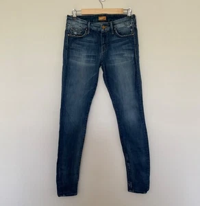 Mother Jeans Gr. 28 blau Denim The Looker Skinny in Tequila Truth Distressed - Bild 1 von 20