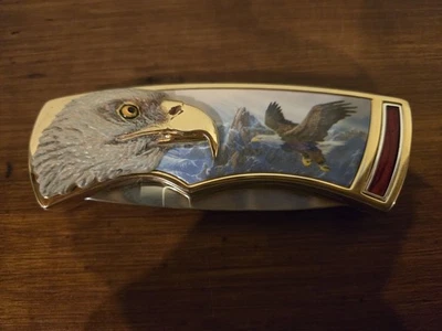 Franklin Mint  "Freedom" Bald Eagle Collector Knife - Image 1 of 3
