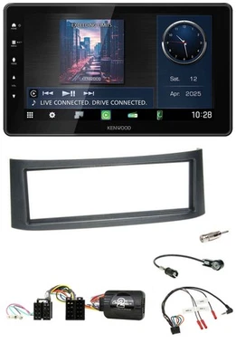 Kenwood Lenkrad Bluetooth USB DAB Autoradio für Smart ForFour W454 2004-2006 sch - Bild 1 von 4