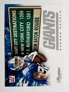 2012 Prestige Draft City Destination #26 Rueben Randle - Picture 1 of 2