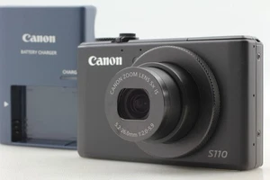 [MINT] Canon PowerShot S110 12.1MP 5x Compact Digital Camera Black From Japan - Picture 1 of 10
