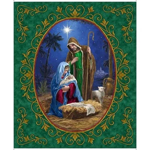 Belén 36" Panel por Quilting Treasures, Noche Celestial, 31130-X - Imagen 1 de 1