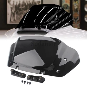 10" Windshield Windscreen w/Adapters For Harley Street Glide FLHX/I 2024 2025 - Picture 1 of 24