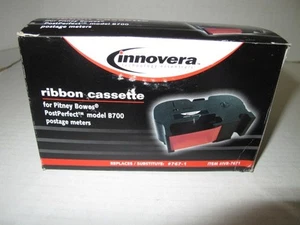 CARTUCHO DE CINTA INNOVA 7671 PARA PITNEY BOWS MODELO B700 MEDIDOR DE FRANQUEO ROJO - Imagen 1 de 4