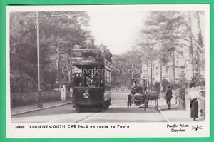 🌞TRANVÍA 6 EN RUTA A POOLE: BOURNEMOUTH CORPORATION😊COMPRA 2 OBTÉN 1 GRATIS - Imagen 1 de 2
