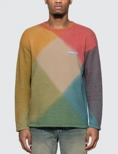 🔥60% OFF🔥 [SALE] Off-White Tie Dye Cotton Logo Sweater Sz. S - Picture 1 of 13