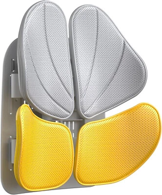 Almohada de Soporte Lumbar para Silla de Oficina - Soporte de Respaldo Grande Ajustable para Coche, Foto 1 de 4