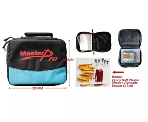 Rig wallet with Bonus 24 x Soft Plastic Sheds & 5x Jig heads Bundle A - Picture 1 of 5