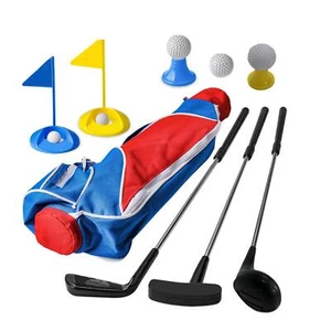 Kids Golf Club Set Portable Educational for Backyard Garden Indoor Outdoor - Picture 1 of 7