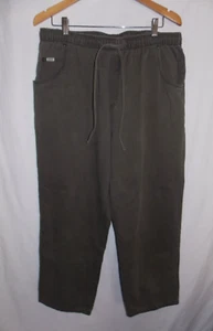 Vintage Blassport by Bill Blass Pull on Elastic Waist Pants Ladies 18W Short - Picture 1 of 8