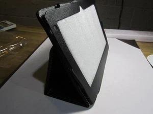 Black PU Leather Carry Case Stand for Viewsonic G-Tablet - Picture 1 of 6