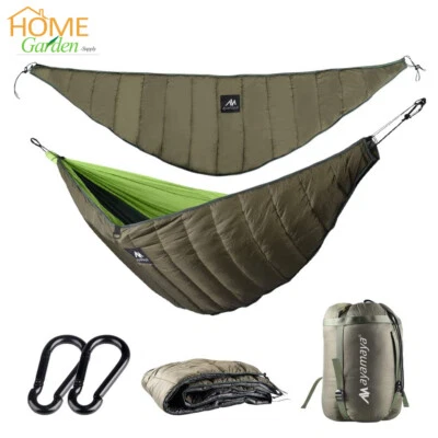 2 Person Outdoor Ultralight Camping Hammock Under Quilt Thermal Blanket Winter - Image 1 of 4