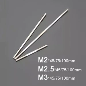 M2 M2.5 M3 Pushrod Ni-plated Steel Servo Link Linkage Push Rods RC 45mm - 100mm - Picture 1 of 5