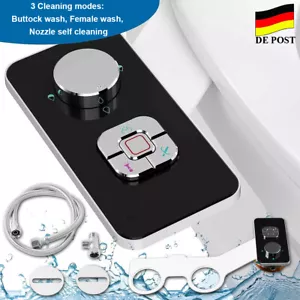 Dusch WC Aufsatz Bidet Toilette Taharat Intimdusche Doppel Düse Waschkit Comfort - Bild 1 von 12
