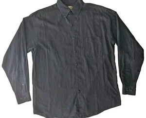 HARLEY-DAVIDSON Motorcycles gemustertes Hemd schwarz Knopfleiste L/S Größe MEDIUM  - Bild 1 von 6
