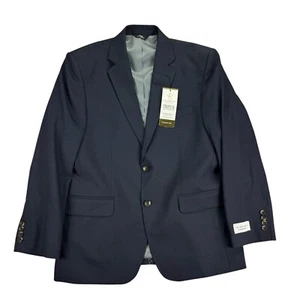 Haggar Mens Premium Stretch Classic Fit Suit Jacket Dark Blue 40S - Picture 1 of 6