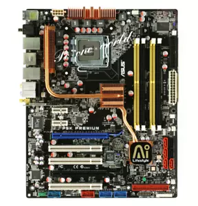 Placa madre Asus P5K PREMIUM Intel P35 Socket LGA 775 DDR2 SDRAM eSATA ATX - Imagen 1 de 4
