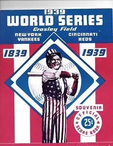1939 World Series Program reprint limited Edition - Picture 1 of 1