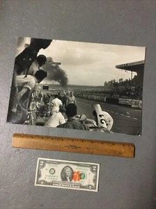 Foto 24 ore di Le Mans 1955 incidente Pierre Levegh - Robert M. Mottar fotografo - Foto 1 di 9