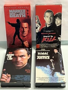 Steven Seagal 4 VHS Lot Open Packaging Untested - Picture 1 of 7