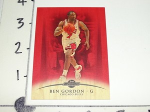 2008-09 TOPPS Ben GORDON #24 Redwood SP/15 Chicago BULLS Connecticut HUSKIES