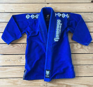 Gameness Kids Karate Jacket Size 0 Blue L9