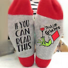 Unisex Novelty Funny Socks Letter Printed Christmas the Grinnch Monstar Sock .