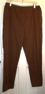 Excellent Brown SOFT SURROUNDINGS Pull On Pants - Large - Imagen 1 de 2