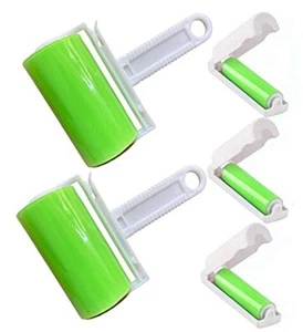 Sticky Gel Lint Roller 5 Pack, Reusable Washable Lint Roller Portable Pet Hair - Picture 1 of 7