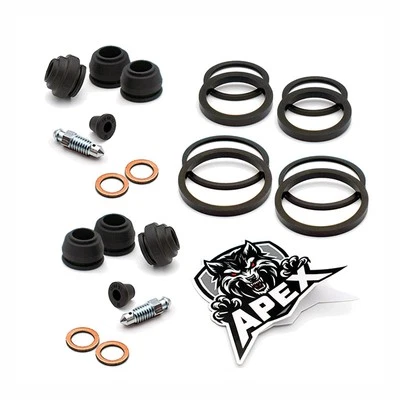 Brake Caliper Seal GL1200I Goldwing Interstate E 1984 Front Honda Parts Kit Set - Imagem 1 de 4