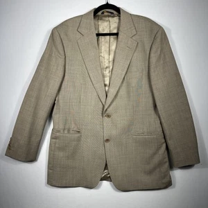 Brooks Brothers Mens 2 Piece Suit Beige 42R "346" Stretch Flex 35/31 Pants - Picture 1 of 15