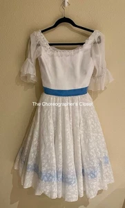 Profesional Blanco Azul Cascanueces Clara Vestido de Ballet Graduación Baile Disfraz XS - Imagen 1 de 6