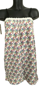 Robe ZARA WOMAN en soie à bretelles détail crochet multicolore Taille S Bon état - Foto 1 di 5