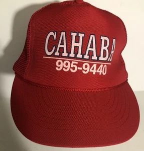 Cahaba Alabama Vintage Hat Cap Red H2 - Picture 1 of 3