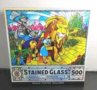 MST-32539 Vidrieras Clásicas: Mago de Oz Rompecabezas (500 piezas) Foto 1 de 4
