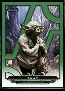 2017 Star Wars: Galactic Files Reborn #ESB-2 Yoda #ESB-2 Green /199 - Picture 1 of 2