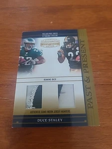 2005 Gridiron Gear Duce Staley P&P Dual Jersey Patch #PP8 #49/50 MADE C004126 - Bild 1 von 3