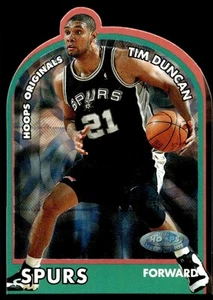 2000-01 Fleer Hoops Originals Die Cut Tim Duncan San Antonio Spurs #2 - Picture 1 of 2