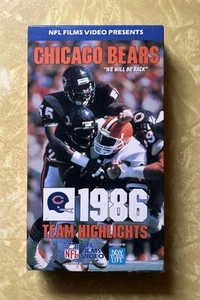 Chicago Bears 1986 Team Season Highlights (NFL Films) VHS - Picture 1 of 8