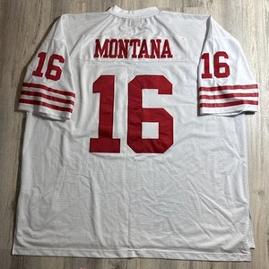 Joe Montana 1990 San Francisco 49ers Mitchell & Ness Replica Jersey Sz. 60 / 4XL - Picture 1 of 4