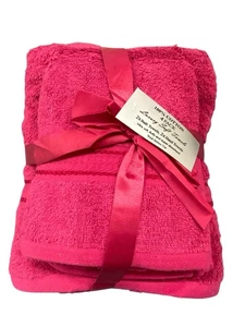 Asciugamano Balla 100% Cotone 4 Pezzi Vino 2 Bagni e 2 Mani Ottima Qualità TH053 - Foto 1 di 2