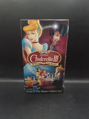 Very Rare 2006 VHS Cinderella III: A Twist in Time Demo Tape New Sealed Grail 3 - Image 1 of 4
