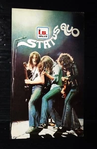 Status Quo Rory Gallagher VINTAGE THAILAND ONLY 1 COLOR PAGE MEGA RARE!!! - Picture 1 of 2