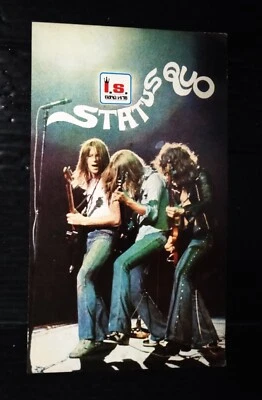 Status Quo Rory Gallagher VINTAGE THAILAND ONLY 1 COLOR PAGE MEGA RARE!!! - Image 1 of 2